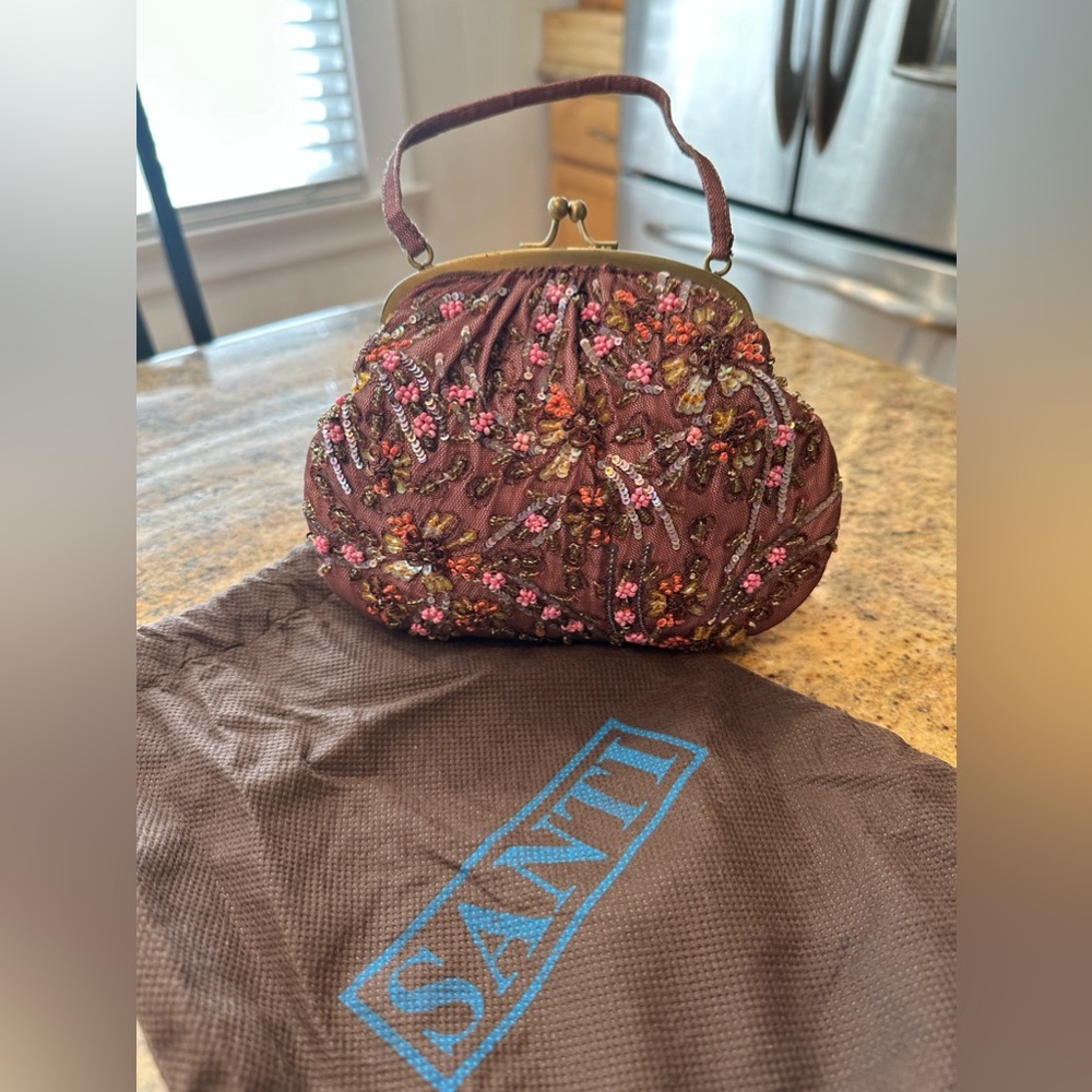 Santi Beaded Sequin bag
